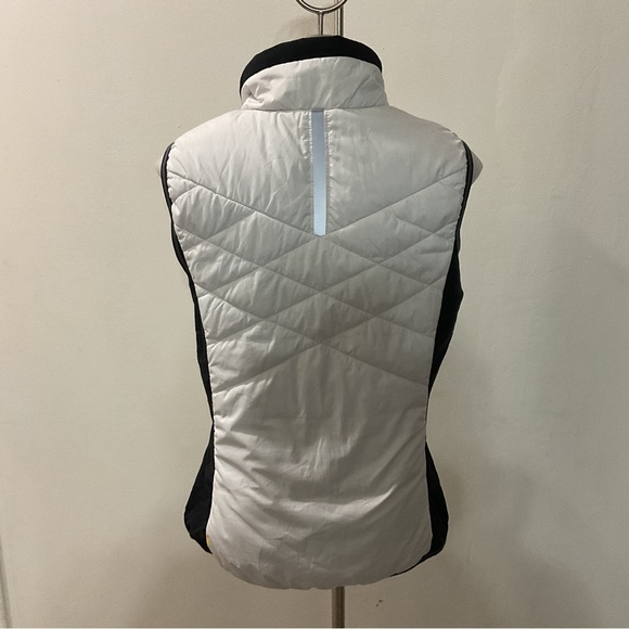 Lole Icy White Black  Down Puffer Vest Size M - Picture 7 of 11